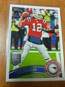 NFL 2011 TOPPS シリーズ「2010 ALL PRO」トム・ブレイディ―（元ニューイングランド、タンパベイQB）