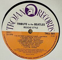 希少 BEATLES ビートルズ TRIBUTE to the BEATLES REGGAE STYLE 3LP レコード 絶版 中古品_画像10