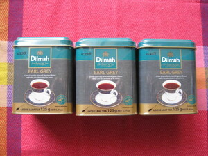 Dilmah アールグレイ 125g缶×3個 ディルマ紅茶 セイロンティ EARL GREY スリランカ産