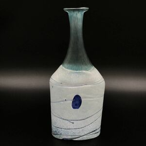 KOSTA BODA コスタボダ　アーティストコレクション　Blue Galaxy Vase　Bertil Vallien バーティル ヴァリーン　北欧 【J309-066#60】