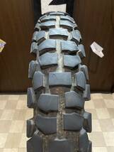 中古MCタイヤ 2022年製造 DUNLOP D605 4.10-18 ダンロップ 4.10 18 0522 A2696_画像1