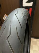 中古MCタイヤ PIRELLI DIABLO ROSSOⅢ 120/70ZR17 ピレリ ディアブロ ロッソ3 120 70 17 3019 A2729_画像2