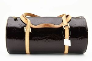 1円 Louis Vuitton　ルイヴィトン　モノグラムヴェルニ　ベッドフォード　ハンドバッグ　筒型　ドラムバッグ　M91996　23-6694