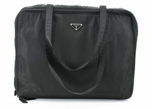 1円 美品　PRADA　プラダ　テスート　ナイロン　リナイロ　トートバッグ　ビジネスバッグ　書類バッグ　マルチポケット　23-6698