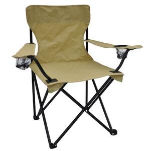 アウトドアチェア　折りたたみ椅子　カーキ　らくだ色　ソフトケース付き　アームチェア　キャンピング　ディレクター　釣り　キャンプ