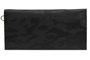 PORTER ポーター 吉田カバン 長財布 886-16142 GHILLIE WALLET ギリー ポリエステル高密ジャガード 迷彩・カモフラージュ柄 二つ折り 小銭