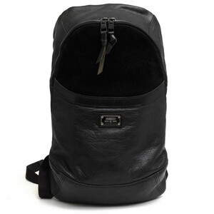 AS2OVasob rucksack 121651 LEATHER COMBINATION cow leather kau leather unisex man and woman use Day Pack 