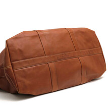 COACH コーチ ボストンバッグ 0112 NATURAL GLOVE TANNED COWHIDE ナチュラル グラブタンレザー 牛革 2WAY ショルダーバッグ_画像6