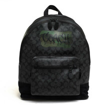 COACH コーチ リュック F31295 West Backpack In Signature Canvas With Graffiti ウエスト バックパック シグニチャーキャンバス グラフ_画像1
