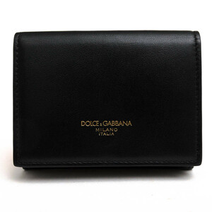 DOLCE＆GABBANA ドルガバ 財布 AZ607 BP2525 P.FOGLIO FRENCH FLAP 牛革 カーフ 小銭入れあり 三つ折り