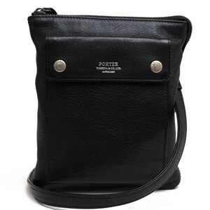 PORTER ポーター 吉田カバン ショルダーバッグ 322-01326 RAMBLER SHOULDER BAG S ランブラー 山羊革 ゴートスキン ボディバッグ シボ革