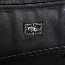 PORTER ポーター 吉田カバン ビジネスバッグ コットンキャンバス 帆布 牛革 A4サイズ収納可 2WAY ショルダーバッグ_画像9