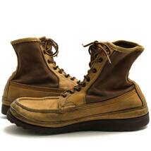 Russell Moccasin ラッセルモカシン ワークブーツ SAFARI BOOT PH サファリ コットンダックキャンバス 牛革 ララミー スエード ハンティン_画像3