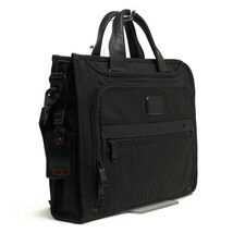 TUMI トゥミ ビジネスバッグ 26110D2 ALPHA Slim Deluxe Portfolio スリム デラックス ポートフォリオ バリスティックナイロン ナパレザー_画像3