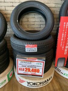 【1本価格★4本17600円★日本製★新製品★低燃費低摩耗】155/65R14　ヨコハマZEROUSタイヤ