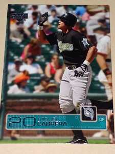 2003 Upper Deck #587 Miguel Cabrera Rookie Card ミゲル・カブレラ　 ルーキーカード　マイアミ・マーリンズ　タイガース　RC 