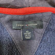 トミーヒルフィガー キッズ ビッグロゴ ジップパーカー フーディースウェット　　TOMMY HILFIGER Y2K デカロゴ ロゴジッパー 雅瀬73_画像6