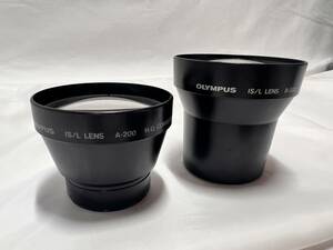 OLYMPUS オリンパス lS/L レンズ A-200 H.Q.CONVERTER 1.5X　B-300 H.Q.CONVERTER 1.7X　計２品