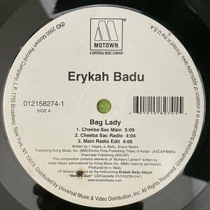 Soul HIPHOP R&B record ソウル　ヒップホップ　歌物 ERYKAH BADU / BAG LADY 12inch