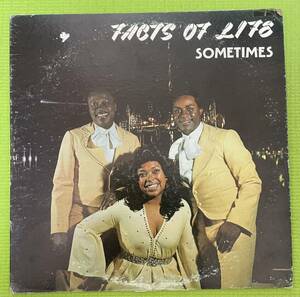 Soul sampling raregroove record ソウル　サンプリング　レアグルーブ　レコード　Facts Of Life Sometimes(LP) 1977 promo