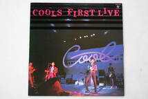 【K20A-463】(#65) COOLS FIRST LIVE / クールス オリジナル コレクション VOL.3 LPレコード_画像1