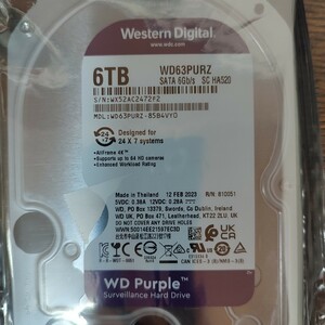 Western Digital HDD 6TB WD Purple WD63PURZ