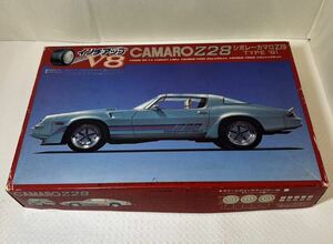 未組立 フジミ 1/24 '81 CAMARO Z28 モーター付 当時物