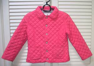 PETIT BATEAU Petit Bateau with cotton quilting coat / jacket 116./6ans/6 -years old pink series France girl 