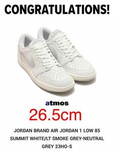 Nike Air Jordan 1 Low '85 Neutral Grey ナイキ エアジョーダン1 ロー '85 ニュートラルグレー 26.5cm