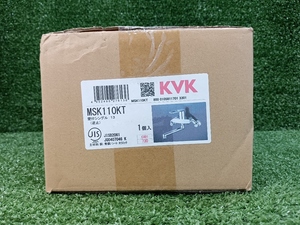 未使用 KVK シングル混合栓 キッチン用 蛇口 水道 水栓 MSK110KT ①