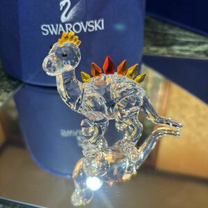 【未使用】SWAROVSKI スワロフスキー 置物 ディノサウルス フィギュリン 廃盤品 268204 箱付きの画像1