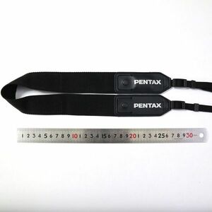 【除菌・洗浄済み】ストラップ PENTAX　ペンタックス カメラストラップ 黒 　　　ST27