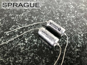 未使用 保管品 SPRAGUE スプラグ VITAMIN Q 0.022μF 600V コンデンサー 2個