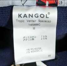 M 新品 KANGOL Tropic Ventair Spacecap 1456BC キャップトロピック スペースキャップ ベースボールキャップ CAP カンゴール ト キャップ _画像6