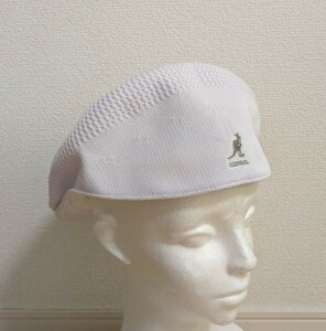 L 新品 KANGOL TROPIC 504 VENTAIR ハンチング キャップ オールメッシュ 0290BC カンゴール トロピック 504 ベントエア ホワイト 白