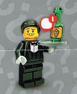 ■LEGO Minifigures Series9/Waiter/レゴミニフィギュアシリーズ9/ウェイター■