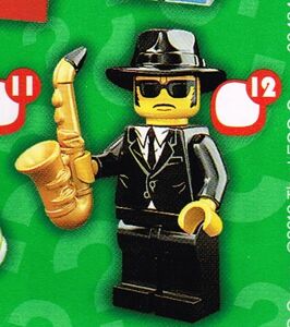 #LEGO Minifigures Series11/Saxophone Player/ Lego mini figure series 11/ Jazz musician #