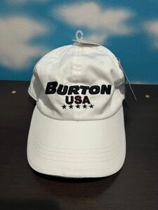 バートン　Burton キャップ　白　新品　未使用品