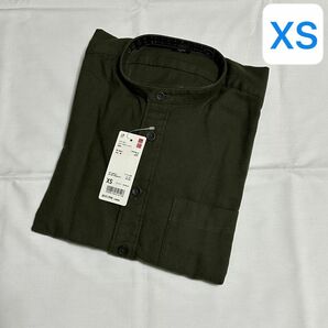 ユニクロ　フランネル スタンドカラーシャツ XSサイズ