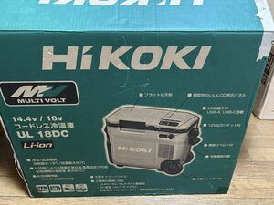 UL18DC 冷温庫　HIKOKI ハイコーキ　新品未使用　バッテリー付き　ケトル付き