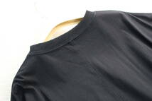11-705 新品 メンズ 胸ポケット付きロンT ブラックＭサイズ_画像7