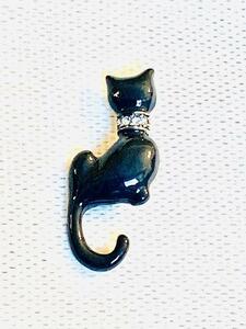  pretty black cat la instrument n brooch 