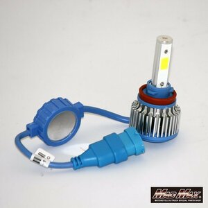 バイク/カー用品 LEDヘッドライト H11 フォグランプ 6000K ホワイト発光 12V 2個SET/ステップワゴン ストリーム フィット【送料800円】