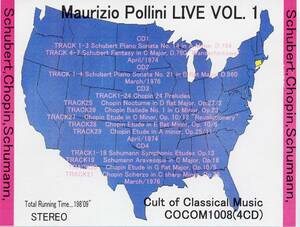 ポリ―二：１９７０年代の名演・シューベルト・ピアノ・ソナタ１４番さすらい人幻想曲、７４年４月、ライヴ、他。
