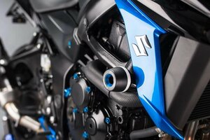 【国内在庫】LighTech ライテック フレーム スライダー ブラック / ホワイト SUZUKI GSX-S750 '17-21 スズキ ★