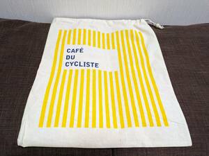 [ unused ] Cafe dosi Chris teCafe du cycliste original pouch ( sack ) yellow cycle jersey 