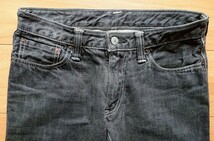 送料無料SKULL JEANSブラック ジーンズ3 S M黒デニム メンズ レディース キッズ30 31 32古着パンツ細身501ロックM復刻ボトムスXX後染め_画像6