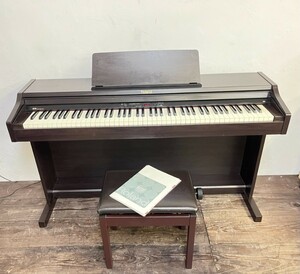 美品 2011年製 Roland ローランド 88鍵 デジタルピアノ RP301-RW ローズウッド調仕上げ 128音 30音色 電子ピアノ 譜面たて イス 取説付き