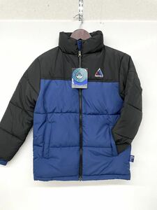 新品■PENFIELD ペンフィールド キッズ ジャケット 150 ブルー 撥水 胸元ロゴ