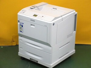 [A18221] ★使用わずか954枚! EPSON LP-S7160 ★2段給紙 ★専用キャスタ台 A3 カラーレーザー プリンター LPS7160 エプソン ★人気型番